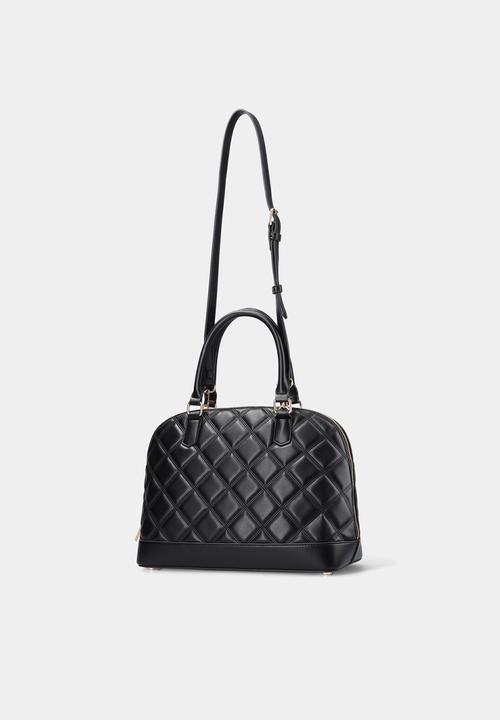 Forever New - Polly quilted bowler bag - black