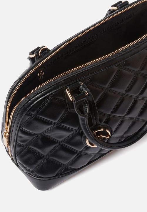 Forever New - Polly quilted bowler bag - black