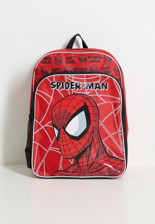 Pop Candy - Spiderman Nuff Said Backpack + P Bag - red