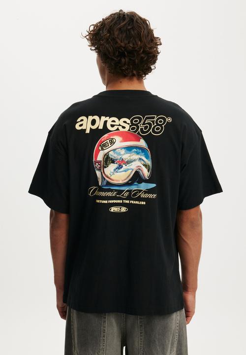 Box Fit Graphic T-Shirt - Black/Club Alpine