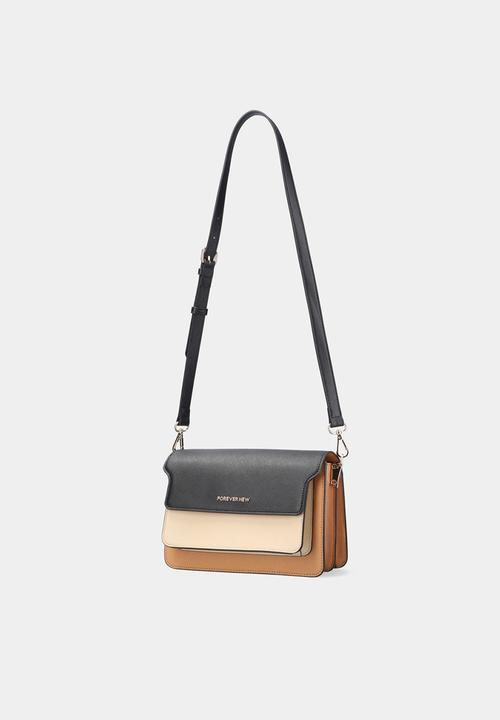 Forever New - Bailey colourblock boxy crossbody bag - multi
