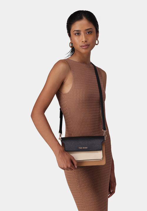 Forever New - Bailey colourblock boxy crossbody bag - multi