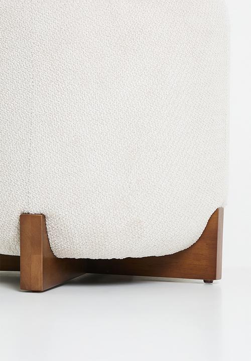 Sixth Floor - Grace Ottoman - Stone