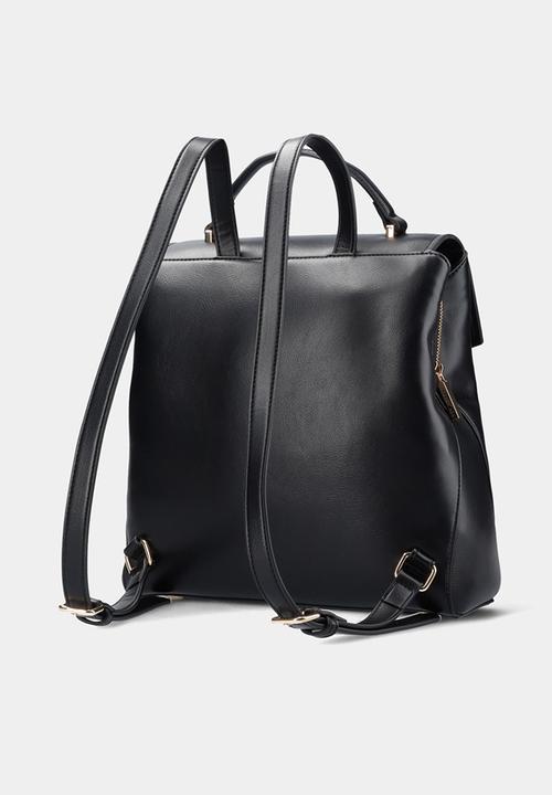 Forever New - Sydney zip detail backpack - black