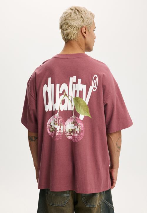 Cotton On - Box Fit Graphic T-shirt - Nocturne/Duality