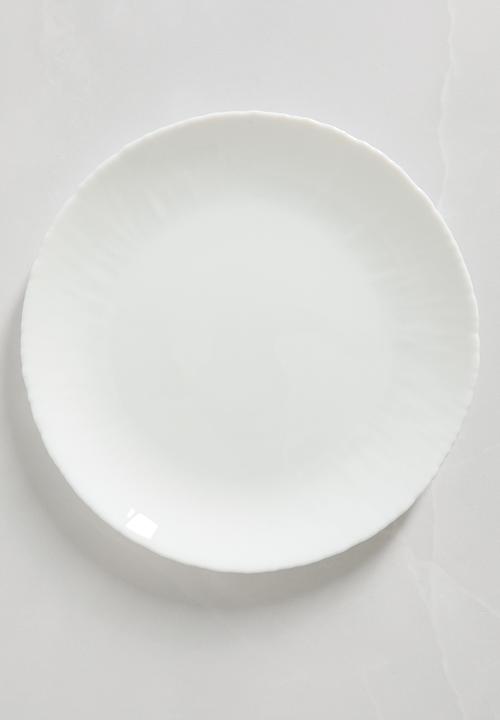 Luigi Bormioli - Bormioli Rocco Coconut Side Plate 6pk 21 cm - white