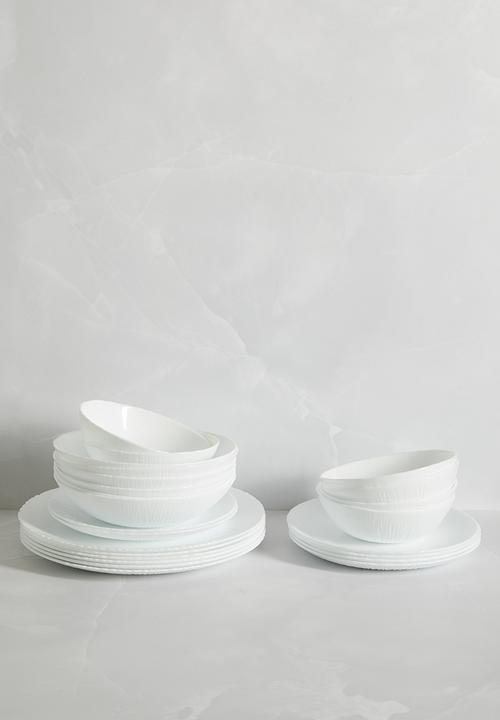 Luigi Bormioli - Bormioli Rocco Coconut Side Plate 6pk 21 cm - white