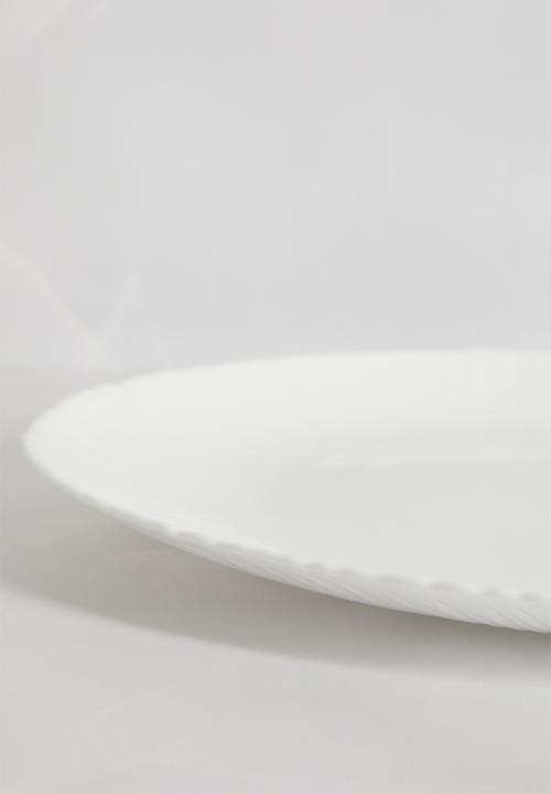 Luigi Bormioli - Bormioli Rocco Coconut Dinner plate 6pk 27 cm - white
