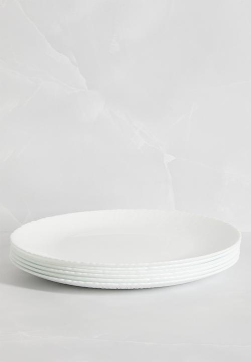 Luigi Bormioli - Bormioli Rocco Coconut Dinner plate 6pk 27 cm - white