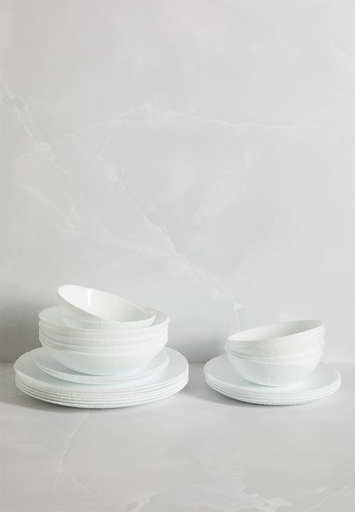 Luigi Bormioli - Bormioli Rocco Coconut Dinner plate 6pk 27 cm - white
