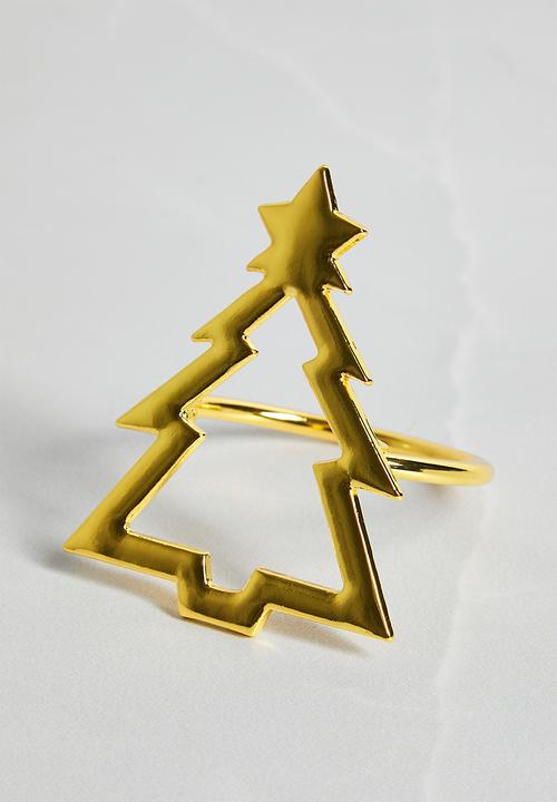 Nicolson Russell - Napkin Rings - Gold