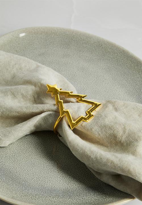 Nicolson Russell - Napkin Rings - Gold