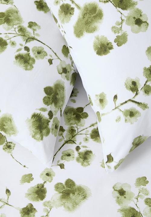 Sixth Floor - Cotton Blend Talani Floral Duvet Set Fatigue
