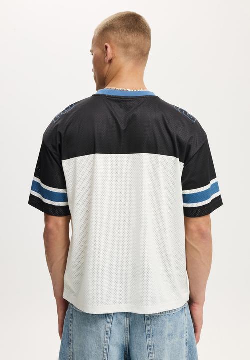 Cotton On - Football Jersey - True Navy/Ecru 22