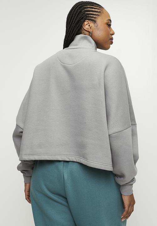 Plus ESS HALF ZIP FL - grey