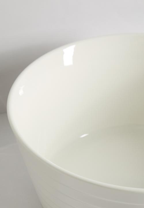 Luigi Bormioli - Home Classix Ribbed Round Salad Bowl 