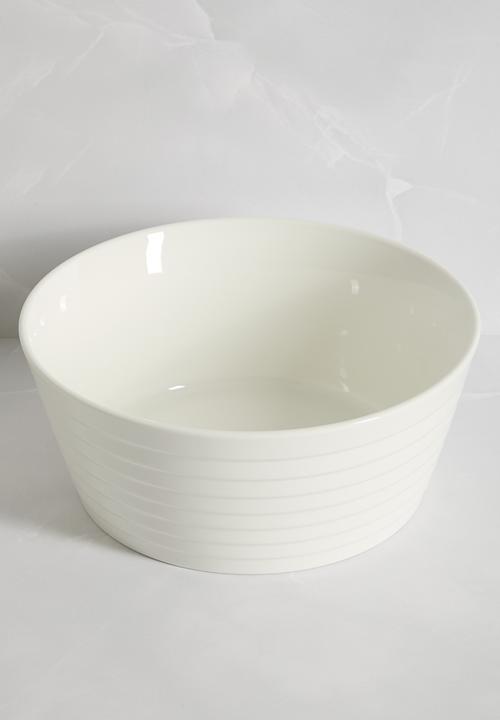 Luigi Bormioli - Home Classix Ribbed Round Salad Bowl 