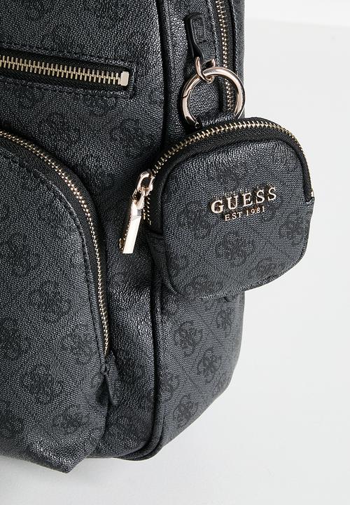 GUESS - Power Play Ii Large Tech Backpack - Coal Logo