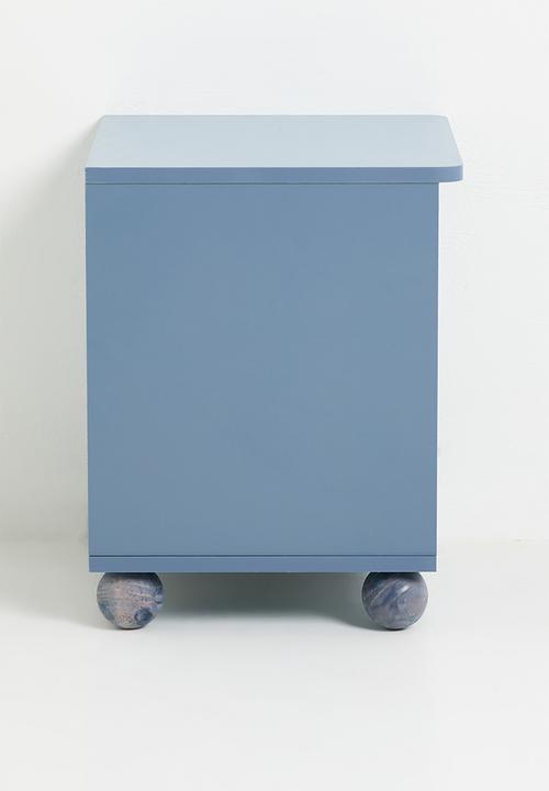 Me&Co - Kinder Cube Bedside Table - Blue