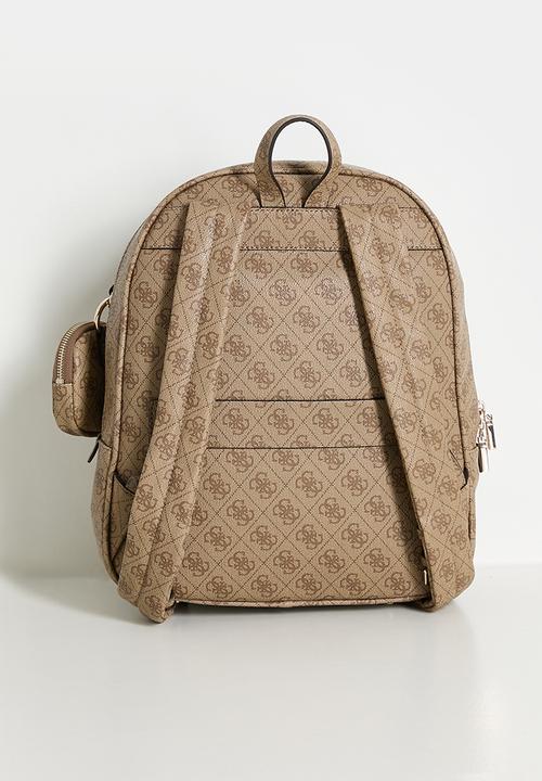 GUESS - Power Play Ii Large Tech Backpack- Latte Logo
