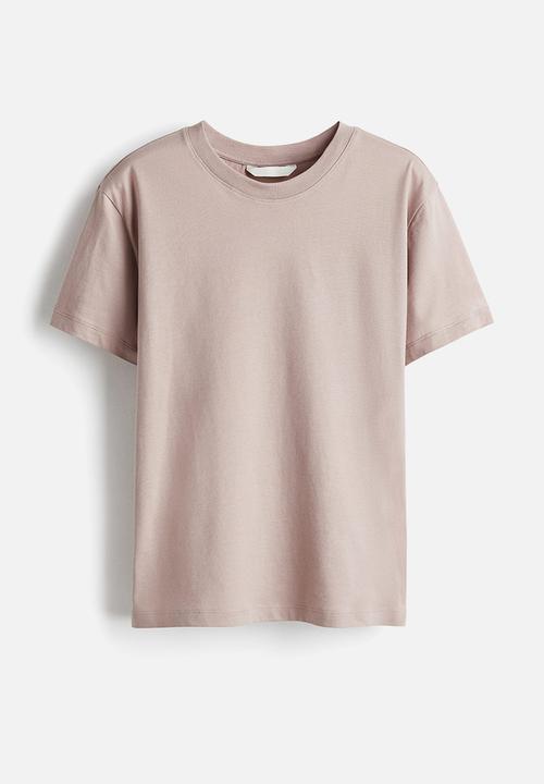 H&M - Cotton t-shirt - light dusty pink