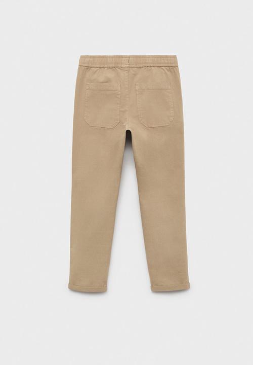 MANGO - Trousers franky - medium brown