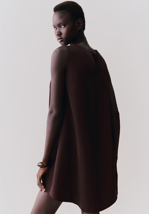 H&M - A-line dress - dark brown