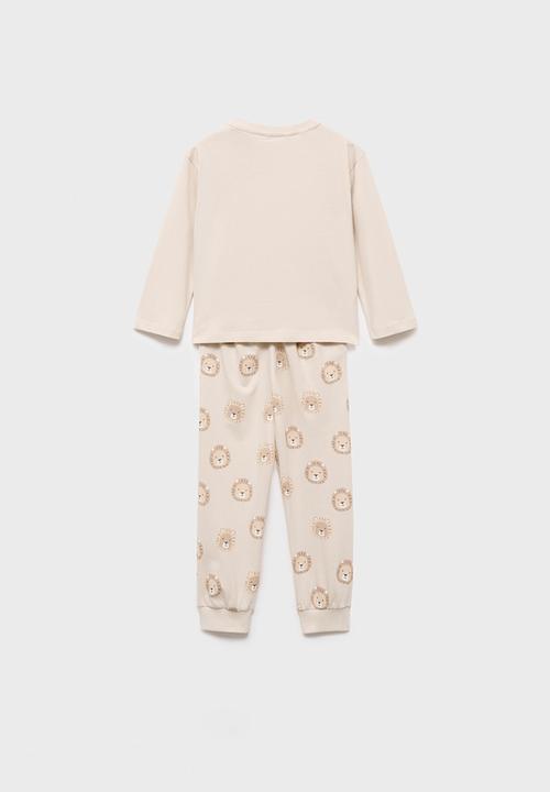 MANGO - Pyjama lions - light/pastel brown