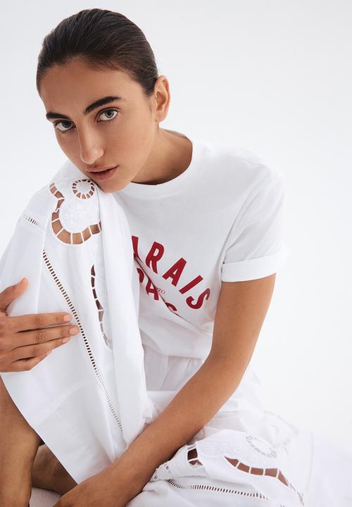 H&M - Printed t-shirt - white paris