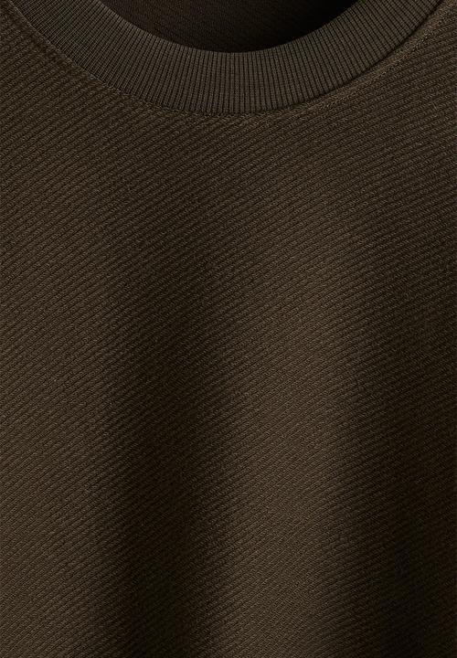 H&M - Oversized fit t-shirt - dark khaki green