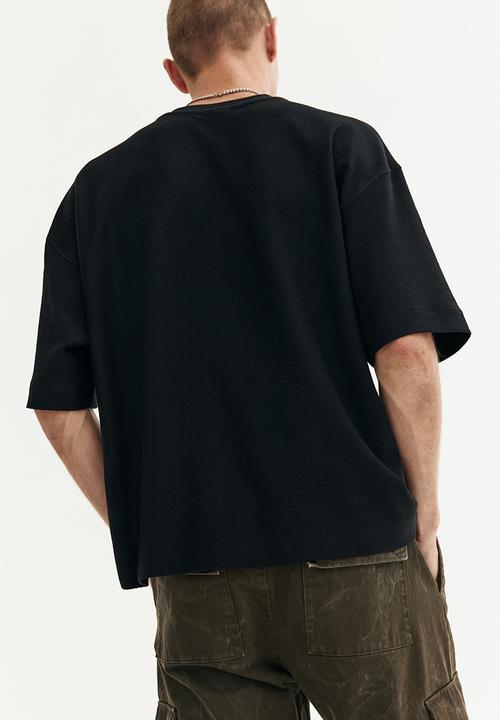 H&M - Oversized fit t-shirt - black