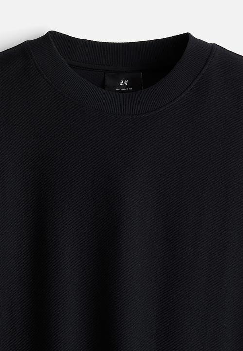 H&M - Oversized fit t-shirt - black