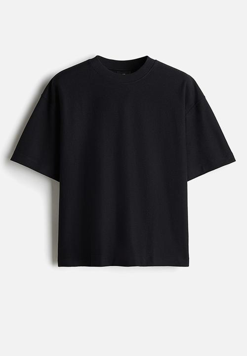 H&M - Oversized fit t-shirt - black