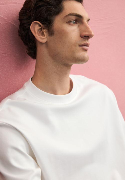 H&M - Loose fit boxy-style t-shirt - white