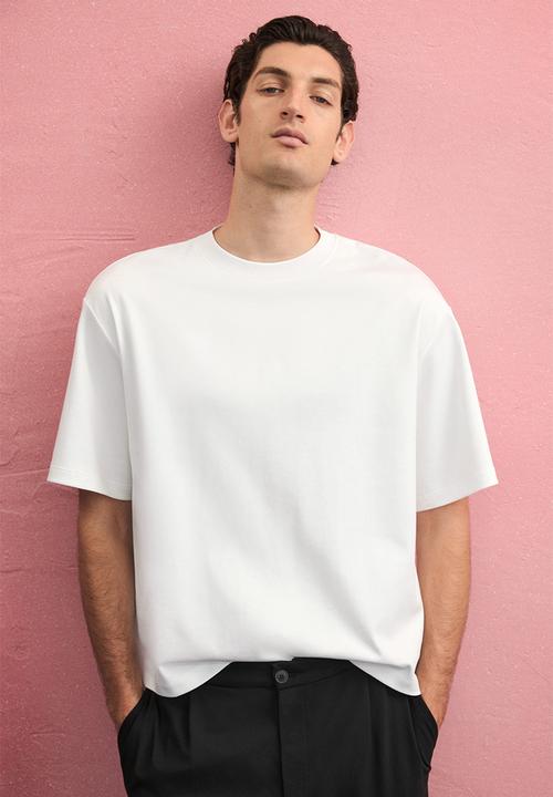 H&M - Loose fit boxy-style t-shirt - white