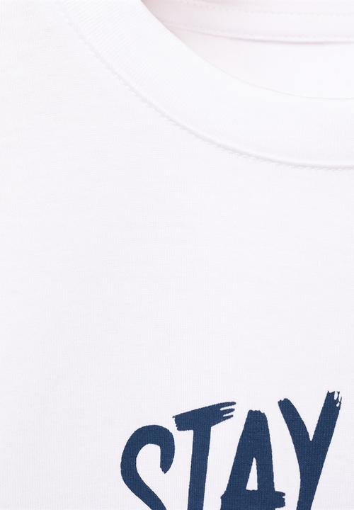MANGO - T-shirt utah1 - white