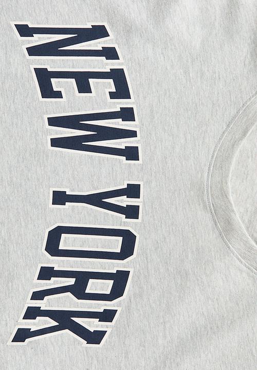 H&M - Loose-fit t-shirt - light grey marl new york