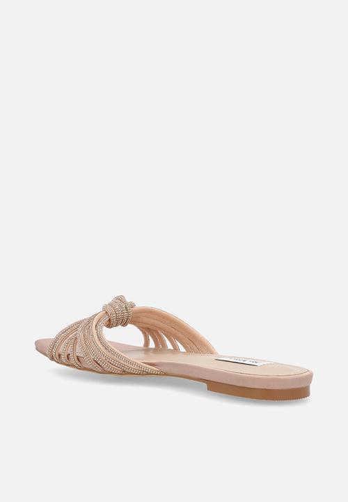 Be Mine - Vibez slide sandal - blush satin