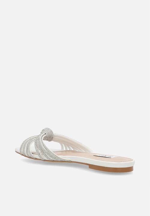 Be Mine - Vibez slide sandal - ivory satin