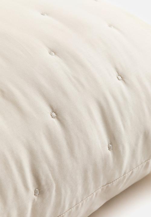 H&M - Lyocell cushion cover - light beige 