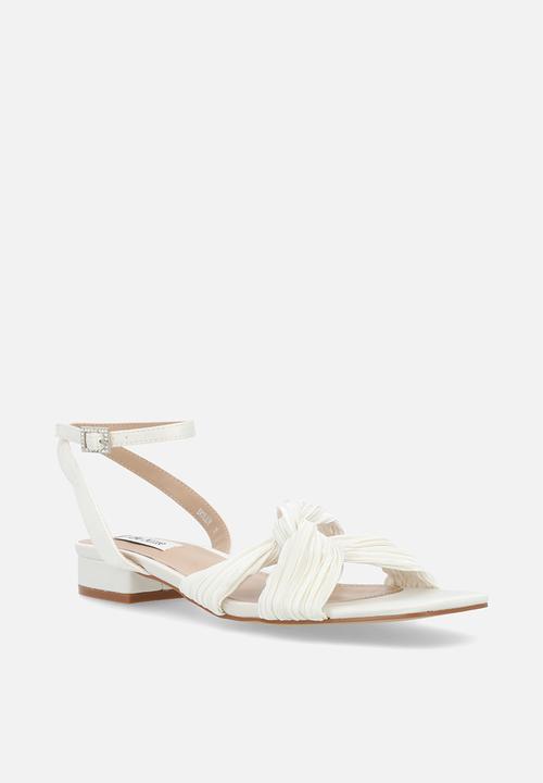 Be Mine - Dolly ankle strap sandal - ivory satin