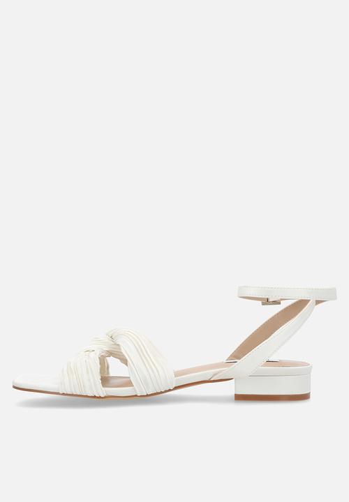 Be Mine - Dolly ankle strap sandal - ivory satin