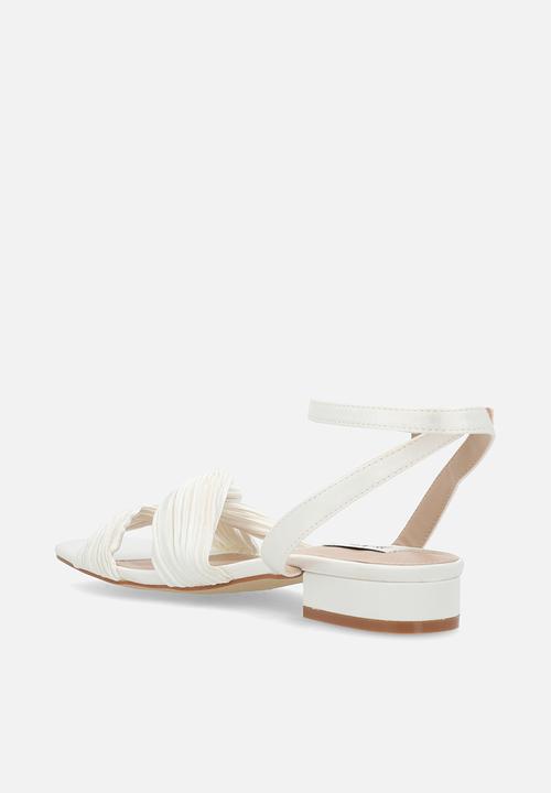 Be Mine - Dolly ankle strap sandal - ivory satin