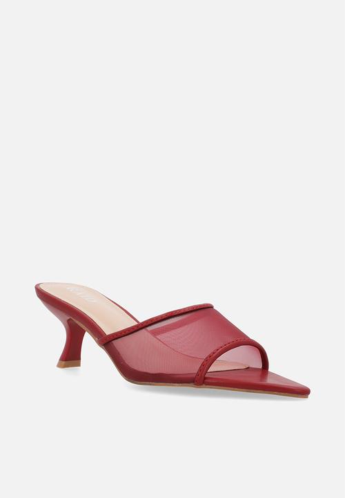 Raid London - Sable Stiletto - burgundy