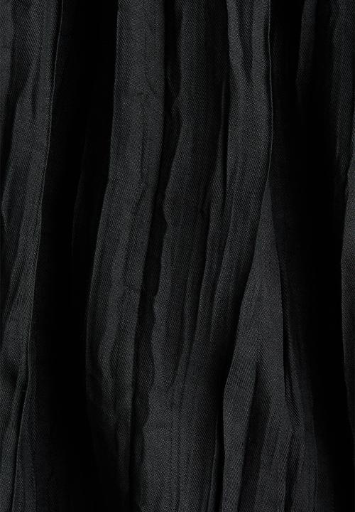 H&M - Crinkled halterneck top - black