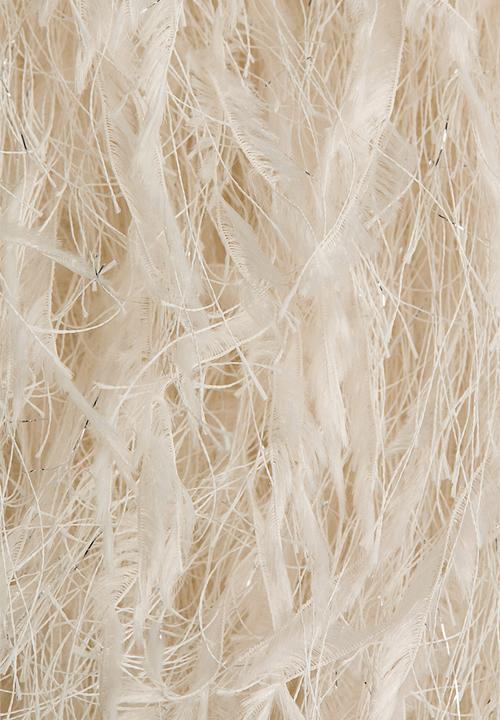 H&M - Fringed mini skirt - cream