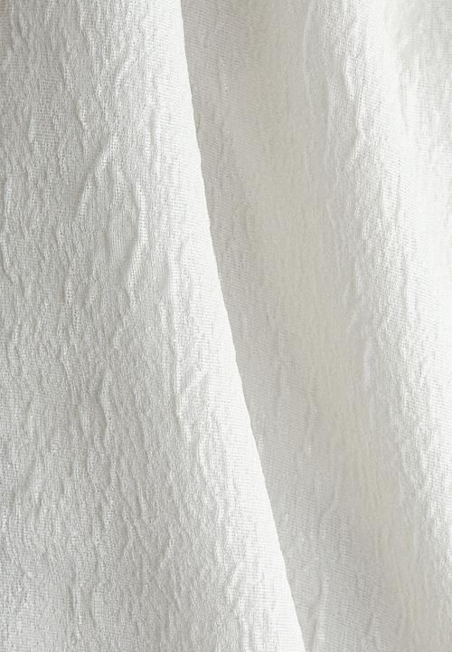 H&M - Textured mini dress - pale grey 