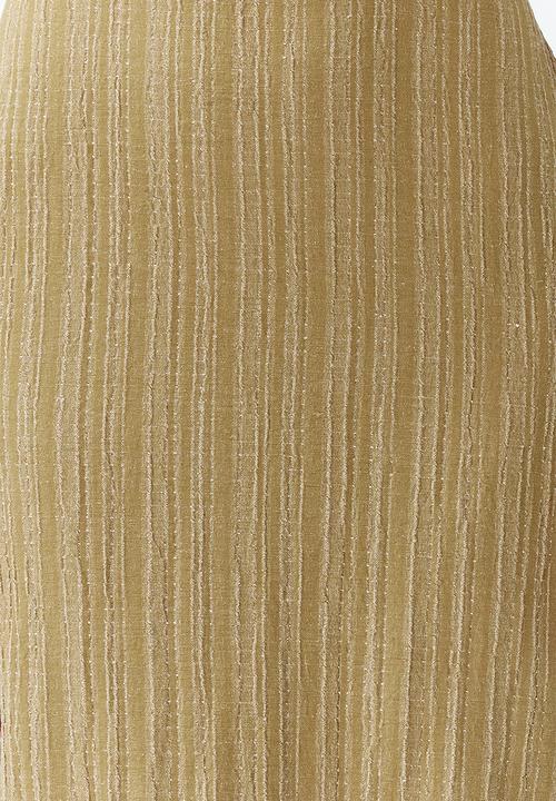 Trendyol - Maxi Straight Cut Woven Dress - Khaki
