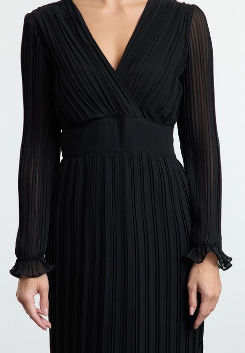 Trendyol - Mid Aline Woven Dress - Black