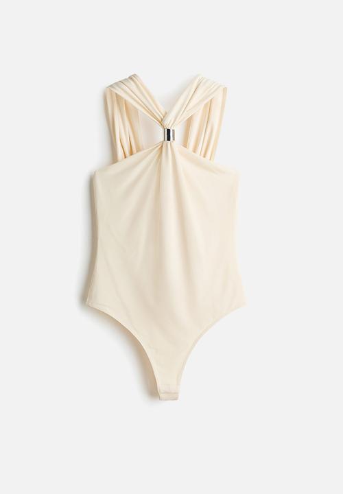 H&M - Crêpe body - cream